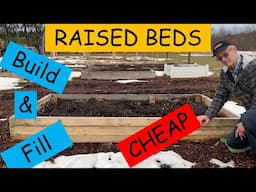 How to BUILD A RAISED GARDEN BED without breaking the bank