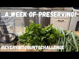 Preserving Food For Winter #everybitcountschallenge | Canning Freeze Drying & More for Food Storage