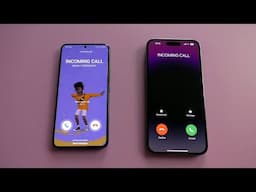 Samsung Galaxy S22 vs iPhone 14 Pro Max Incoming Call