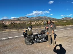 Cross Country Motorcycle Ride, 5,100 miles, Death Valley to NY. You're Going Nooowheremann 2