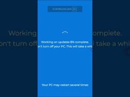 Fake Windows Update Screen Prank