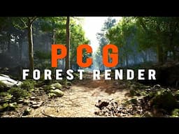 Unreal Engine 5.4.4 render II "PCG FOREST RENDR" II #render #unrealengine5 #megascans