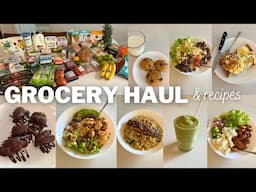 WHOLE FOODS GROCERY HAUL & ALL THE RECIPES I MADE THIS WEEK | quick & delicious healthy recipes!