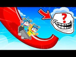 IMPOSSÍVEL SOBREVIVER A ESTA RAMPA NO ROBLOX FIND THE TROLLFACES - Brancoala Games