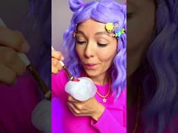 Satisfying Face Painting with a Bag Balloon Hack!💄 #shorts