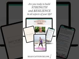 🌟 Are you ready to build STRENGTH + RESILIENCE? #over40women #starttheyearright