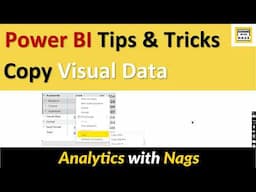 How to Copy the Data from Power BI |  Power BI Tips and Tricks