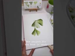 Gingko Project for the Book #everydaywatercolor #paintingprocess #watercoloring #painting #gingko