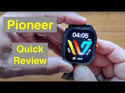 WEOFLY Pioneer IP68 AMOLED Always-On 1.95” 410*502 Display BT 5.3 Calling Smartwatch: Quick Overview