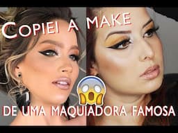 Imitei a make de uma maquiadora famosa/ Será que deu certo? / Thábatta Campos