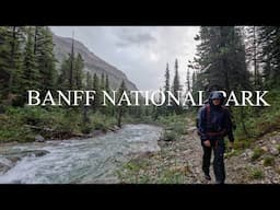 Solo Backpacking in HUGE Thunderstorm | Banff National Park