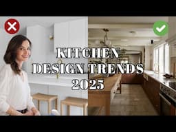 LUXURY Kitchen Design Trends for 2025 + What's Out! | Nina Takesh