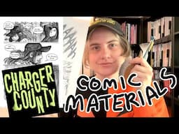 COMIC MATERIALS! What I use to draw my webcomic CHARGER COUNTY!