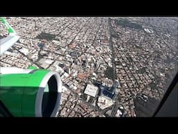 Espectacular Vista Despegando de Ciudad de México Pista 23 Derecha VIVA Airbus A321-271NX