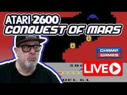 MARS INVASION Begins on ATARI 2600! CONQUEST OF MARS!