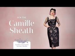 Camille Sheath Dress Sewing Tutorial from Gertie's Charmed Sewing Studio