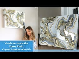 Creation of CLANDESTINE - Luxury Handmade Epoxy Resin Art by Dianka Pours