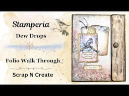 Stamperia -Dew Drops- Folio Walk Thru