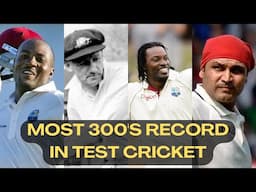 Most Triple Hundreds (300) Record in Test Cricket | Xtra Sports