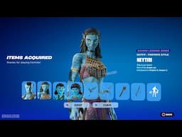 How To Get Avatar Neytiri Skin NOW FREE In Fortnite (Unlocked LEGO Avatar Neytiri Style)