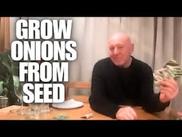 How To Grow Onions From Seed  [Container Gardening ]