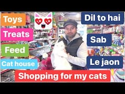 Shopping for my cats | kitten toys , feed, treats,shampoo,conditioner and cat house etc