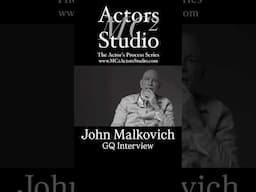 MC² Actors Studio’s The Actor’s Process: #JohnMalkovich GQ Interview #actor #acting