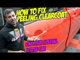 How to fix peeling clear coat