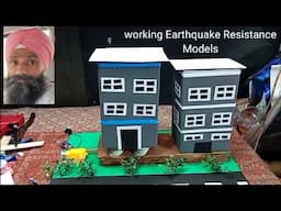 How to make earthquake resistance building working model || disaster management || Earthquake model