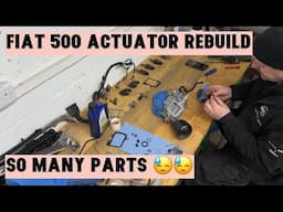 FIAT 500 SPORT AUTOMATIC CAT S ACTUATOR REBUILD