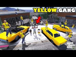 Franklin's House Attacked and Destroyed By Yellow Gang In GTA 5 | SHINCHAN and CHOP