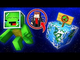 JJ Became DARK and Kicked Mikey Out Of the Planet in Minecraft - Maizen