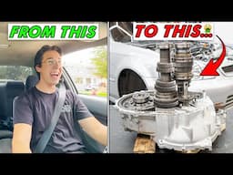 First Drive in My K24 Honda Civic (Transmission Issue, Coolant Bleed, Custom Intake) - EP. 3