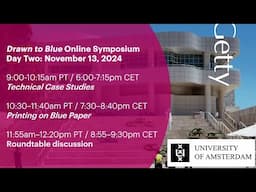 Drawn to Blue: An Online Symposium (Day Two)