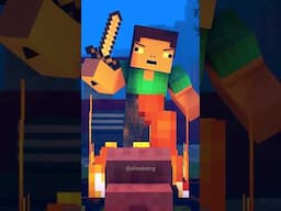 Noob took baby pig - Minecraft Animation #shorts