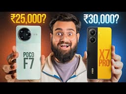 POCO X7 Pro vs POCO F7 Full Comparison 😱 Much Bigger Upgrade??