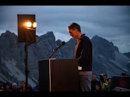 Reinhold Scherer at David Lama memorial