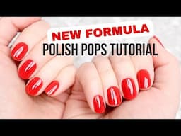 Polish Pops Semi-Cured Gel Nail Wraps Tutorial NEW FORMULA | KBEAUTYHOBBIT