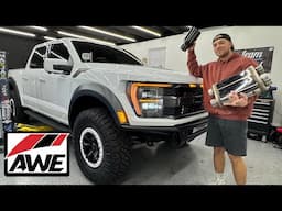 Making My Gen3 Raptor F-150 SCREAM with AWE Catback Exhaust! 2021-24