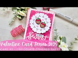 Valentine Card Series 2025 #5 | Lawn Fawn NEW RELEASE | Copic Coloring and Lots of Die Cuts