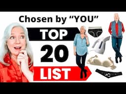 Top 20 Fashion & Makeup Items Chosen by YOU On Amazon Women Over 50 & 60