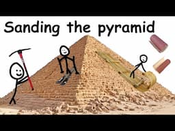 How Much Sandpaper to Sand the Great Pyramid of Giza?