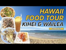 Hawaiian Food Tour in South Maui: Kihei & Wailea! Poke Bowl, Kalua Pork, Pineapple Pizza & Shave Ice