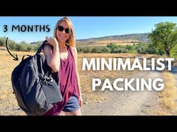 Minimalist Packing for Summer Travel ☀️ Personal Item Only