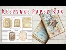 Keepsake Box -EASY Paper Crafting- Vintage Inspired