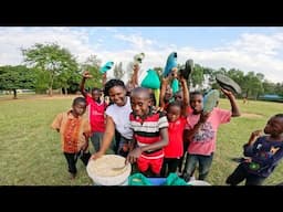 African Village Life!! // Playing The Most Intense Corn//Maize Game with The Kids In my village Kids