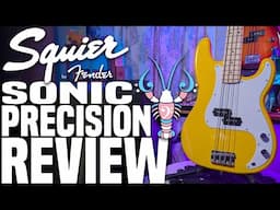 Squier Sonic Precision Bass Review - The BEST Beginner Bass for The Holidays? - LowEndLobster Review