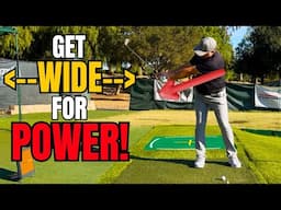 Get a WIDER and LONGER Golf Swing for Incredible POWER!