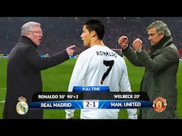 Alex Ferguson & Jose Mourinho will never forget Cristiano Ronaldo's performance in this match