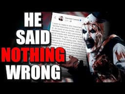 Terrifier Creator ATTACKED For Being POLITICALLY NEAUTRAL